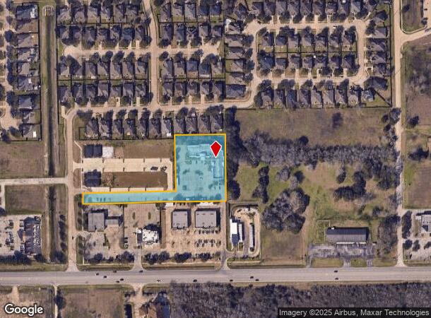 9015 Broadway St, Pearland, TX Parcel Map