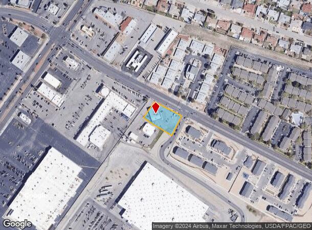  10664 Vista Del Sol Dr, El Paso, TX Parcel Map