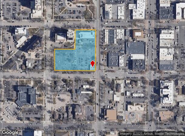  205 W Oak St, Fort Collins, CO Parcel Map