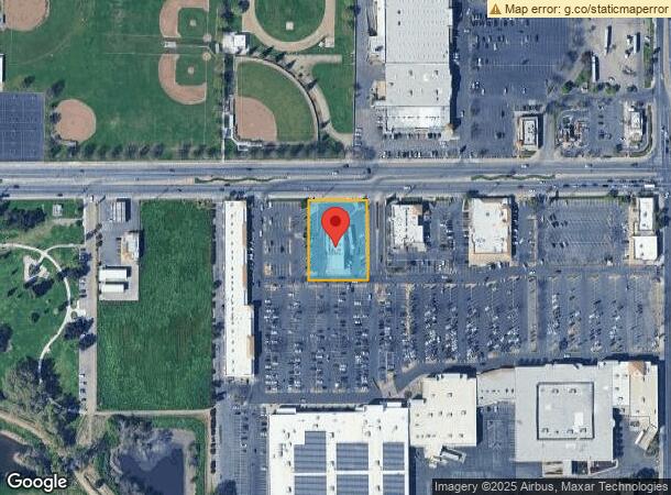  1355 W Henderson Ave, Porterville, CA Parcel Map