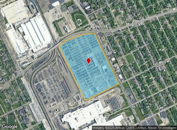 12141 Charlevoix St, Detroit, MI Parcel Map