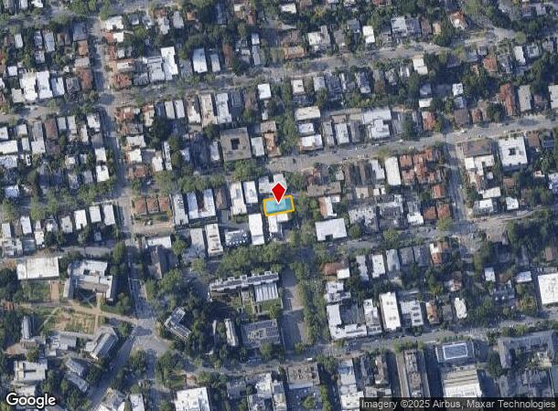  1708 Euclid Ave, Berkeley, CA Parcel Map