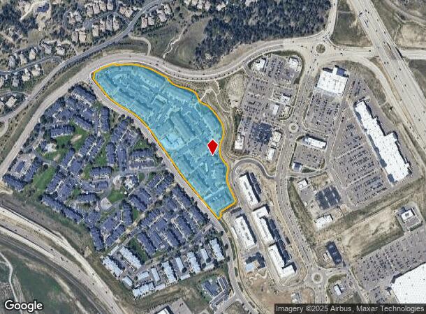 6222 Castlegate Dr W, Castle Rock, CO Parcel Map