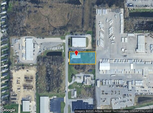 805 Capital Commons Dr, Toledo, OH Parcel Map