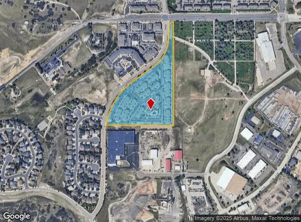 1040 Highland Vista Ave, Castle Rock, CO Parcel Map