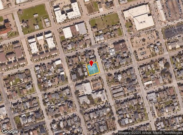  1502 Market St, Galveston, TX Parcel Map