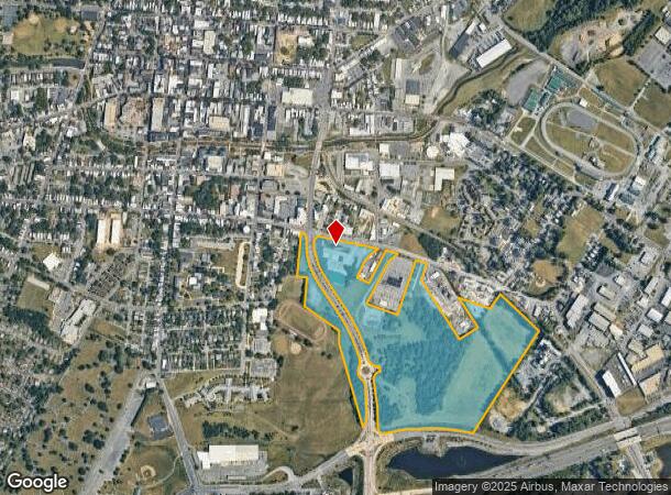  184 E South St, Frederick, MD Parcel Map