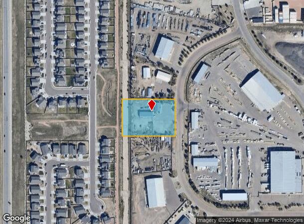  7853 Red Granite Loop, Colorado Springs, CO Parcel Map