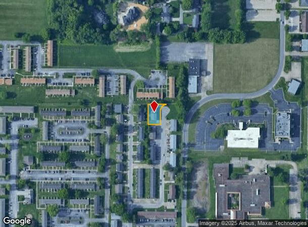 1401 Harrelton Dr, Evansville, IN Parcel Map