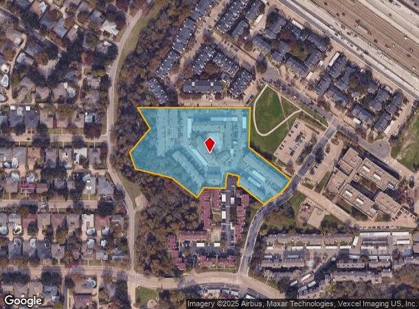 9633 W Ferris Branch Blvd, Dallas, TX Parcel Map