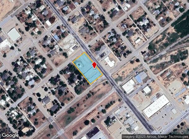  201 N Broadway St, Ballinger, TX Parcel Map