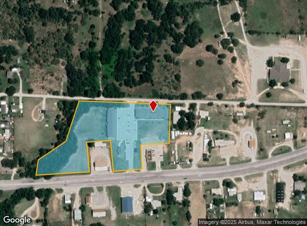 808 E Hall St, Bangs, TX Parcel Map