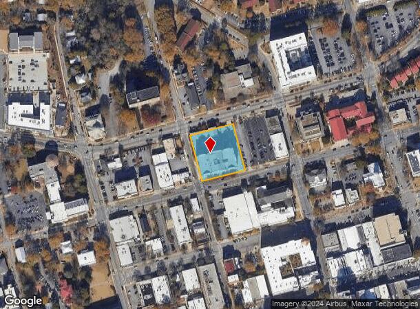  150 W Hancock Ave, Athens, GA Parcel Map