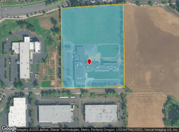 6908 Ne Campus Way, Hillsboro, OR Parcel Map