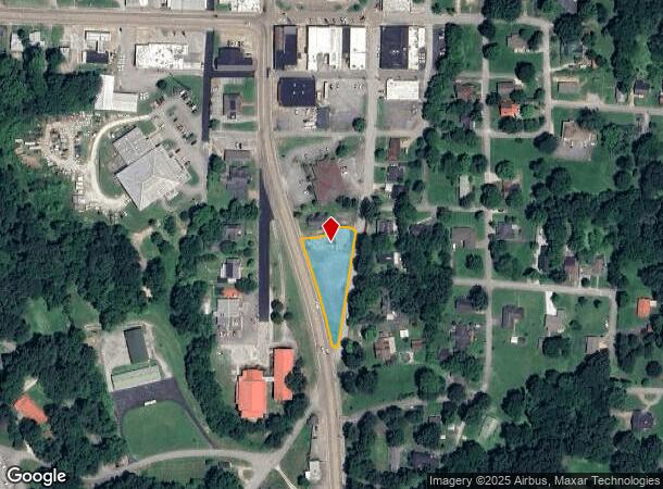 129 S Forrest Ave, Camden, TN Parcel Map