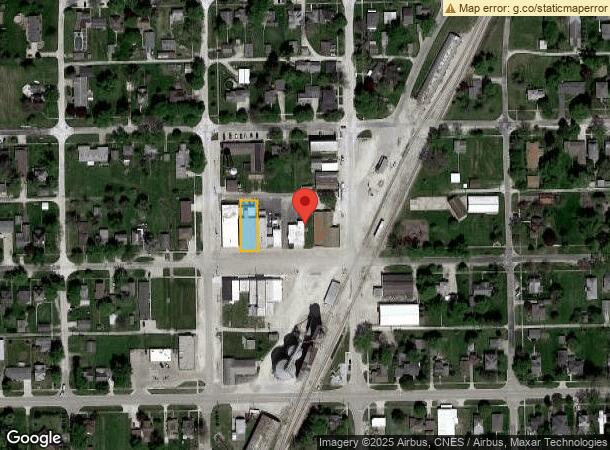  121 W Hack St, Cullom, IL Parcel Map