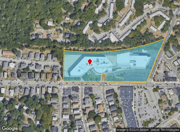  1025 Main St, Waltham, MA Parcel Map