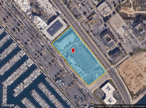  6500 E Pacific Coast Hwy, Long Beach, CA Parcel Map