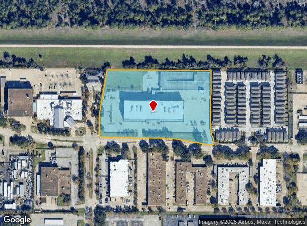 16200 Park Row Dr, Houston, TX Parcel Map