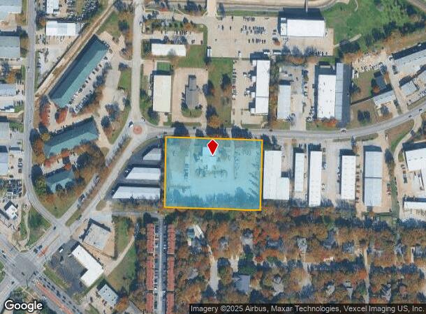 1012 Shady Oaks Dr, Denton, TX Parcel Map