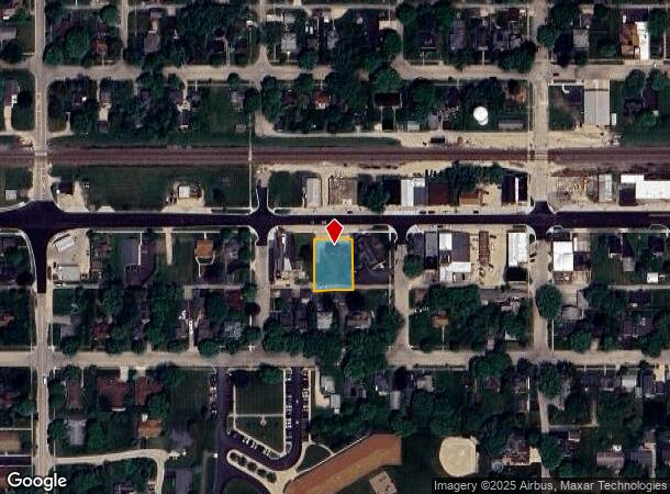 209 W Comanche Ave, Shabbona, IL Parcel Map