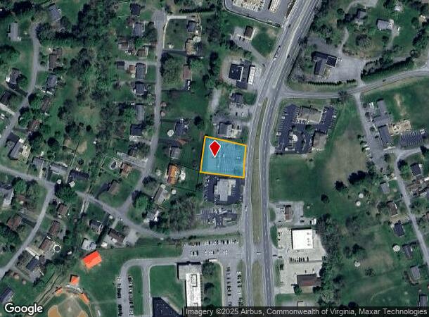 1599 Roanoke Rd, Daleville, VA Parcel Map