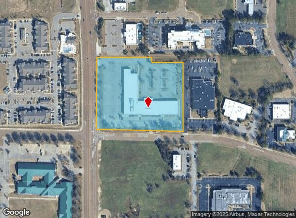 3800 Forest Hill Irene Rd, Memphis, TN Parcel Map