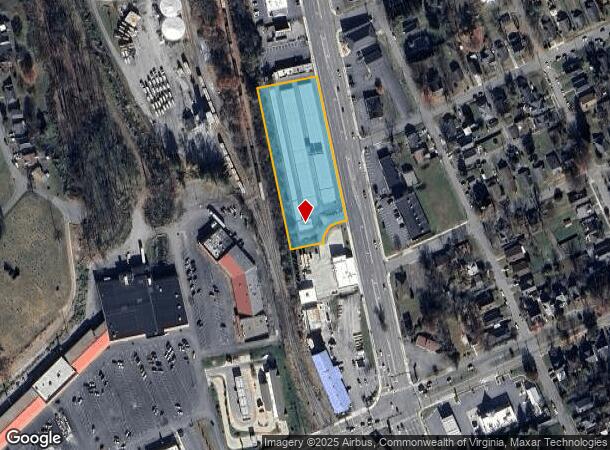  736 Commonwealth Ave, Bristol, VA Parcel Map