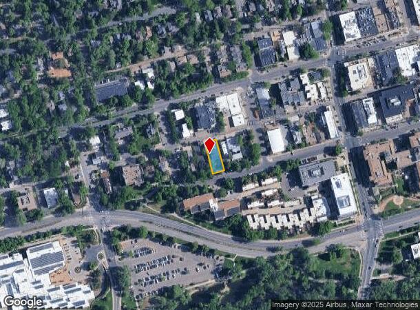  719 Walnut St, Boulder, CO Parcel Map