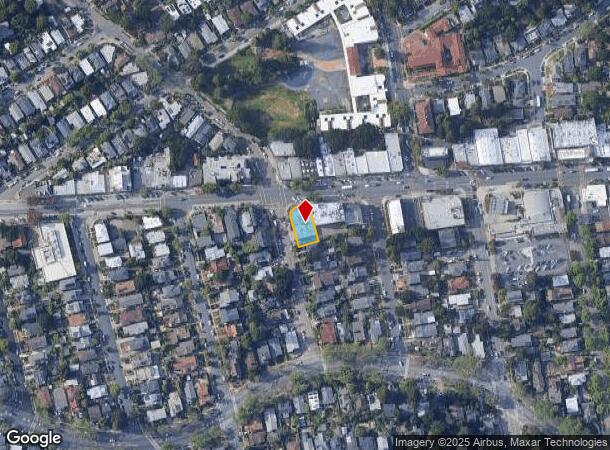 1742 Solano Ave, Berkeley, CA Parcel Map