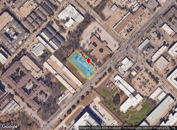  2419 Inwood Rd, Dallas, TX Parcel Map