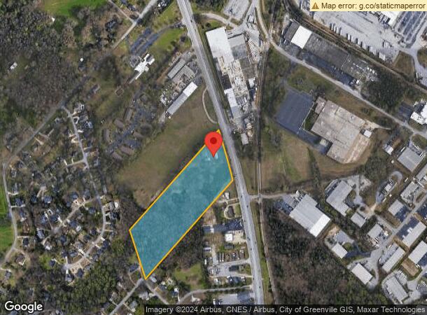  721 N Main St, Mauldin, SC Parcel Map