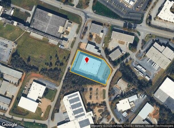  50 Commerce Ctr, Greenville, SC Parcel Map