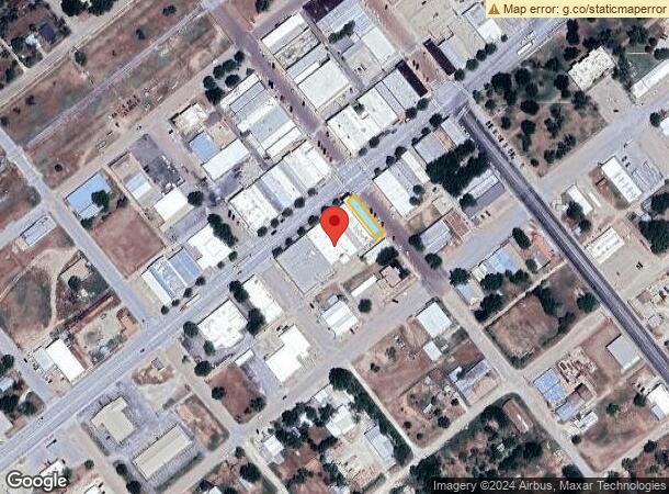  801 Hutchins Ave, Ballinger, TX Parcel Map