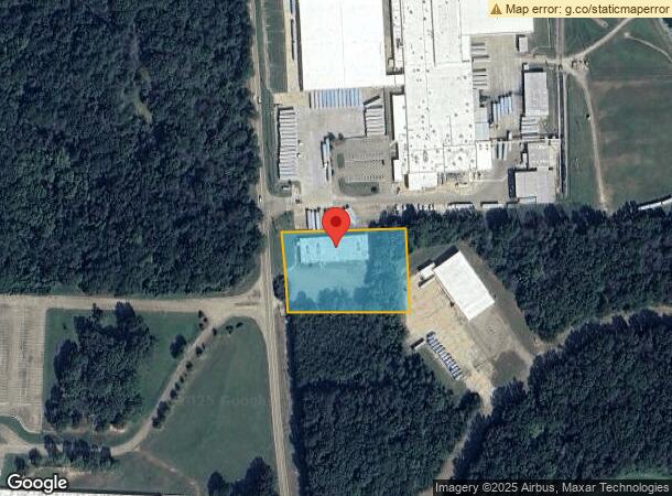  1004 Industrial Park Dr, Clinton, MS Parcel Map