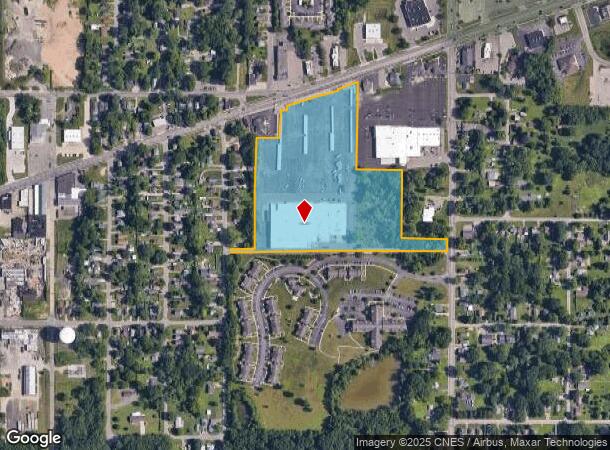  2925 E Michigan Ave, Jackson, MI Parcel Map