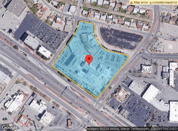  10301 Gateway Blvd W, El Paso, TX Parcel Map