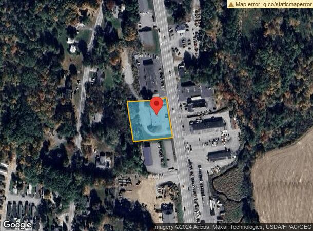  1120 Center St, Auburn, ME Parcel Map