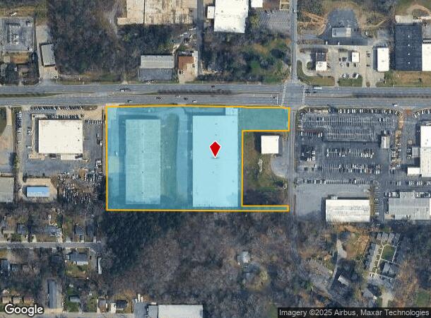 1400 E Walnut Ave, Dalton, GA Parcel Map
