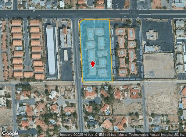  7321 W Charleston Blvd, Las Vegas, NV Parcel Map