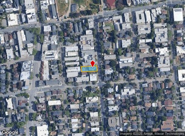 2538 Hillegass Ave, Berkeley, CA Parcel Map