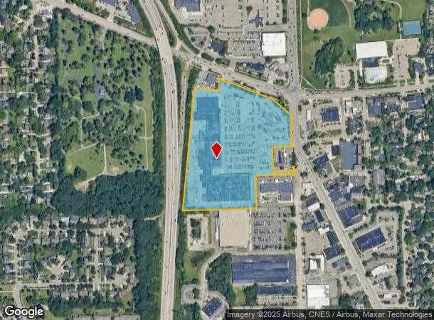  2449 W Stadium Blvd, Ann Arbor, MI Parcel Map