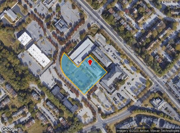  21 Crossroads Dr, Owings Mills, MD Parcel Map