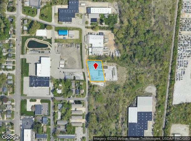  725 Baltimore Ave, Akron, OH Parcel Map