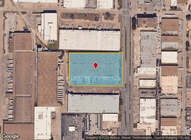  631 W Mockingbird Ln, Dallas, TX Parcel Map