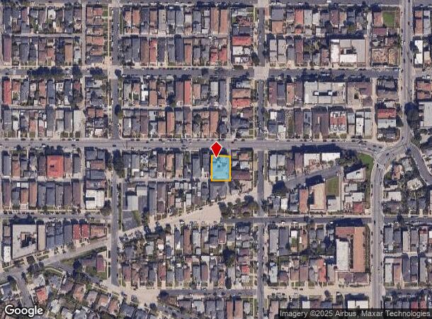  823 W 25Th St, San Pedro, CA Parcel Map