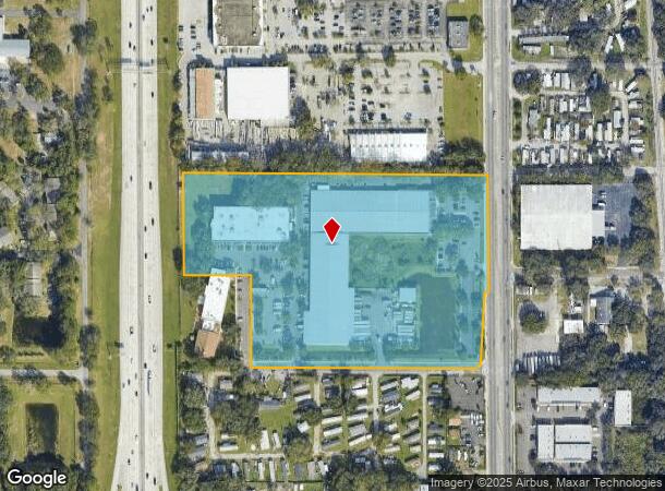  13910 N Nebraska Ave, Tampa, FL Parcel Map