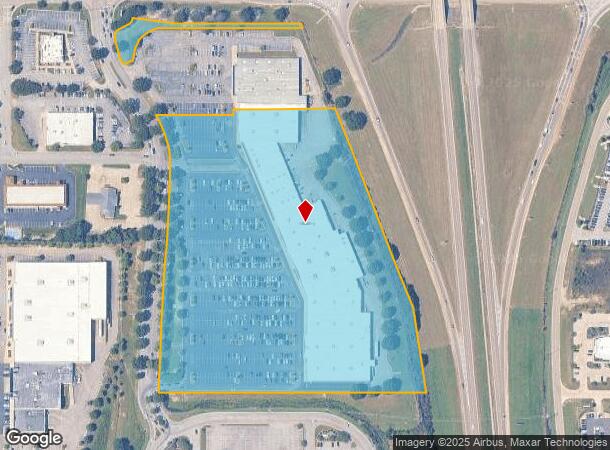 4398 Mall Dr, Saltillo, MS Parcel Map