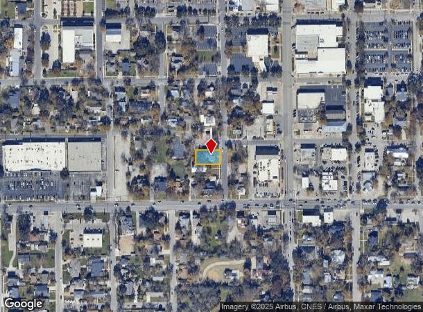 1102 S Rock St, Georgetown, TX Parcel Map