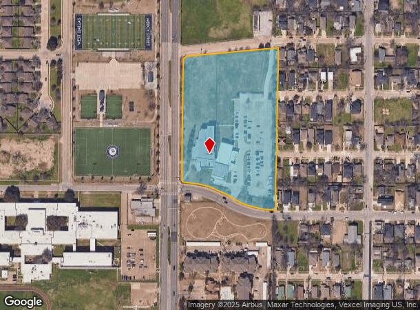 3330 N Hampton Rd, Dallas, TX Parcel Map